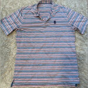 johnnie-O Multicolor Striped Polo